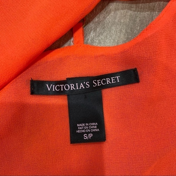 Victoria secret orange pink colorblock chain tank - Picture 5 of 5
